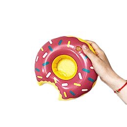 Porte Gobelet Donut Fraise